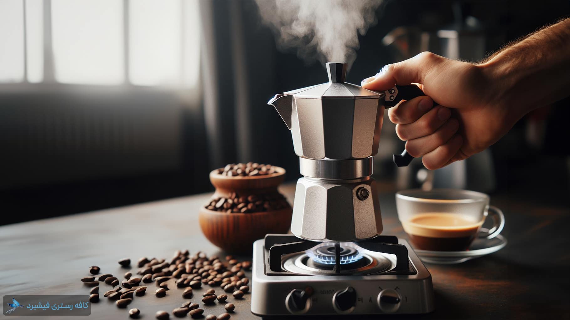 how to make moka pot coffee 3