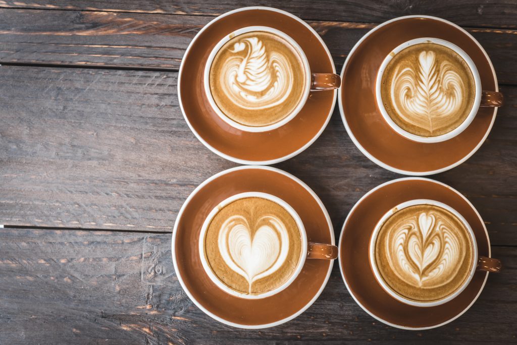 آموزش لته آرت |latte art pic